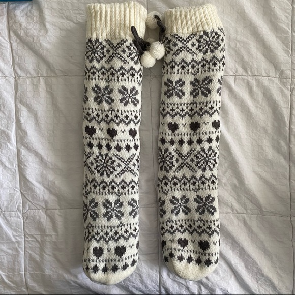 Indigo Reading Socks - Picture 1 of 2